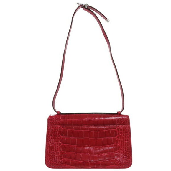Gucci crocodile GG logo Shoulder Bag leather red - Picture 2 of 8